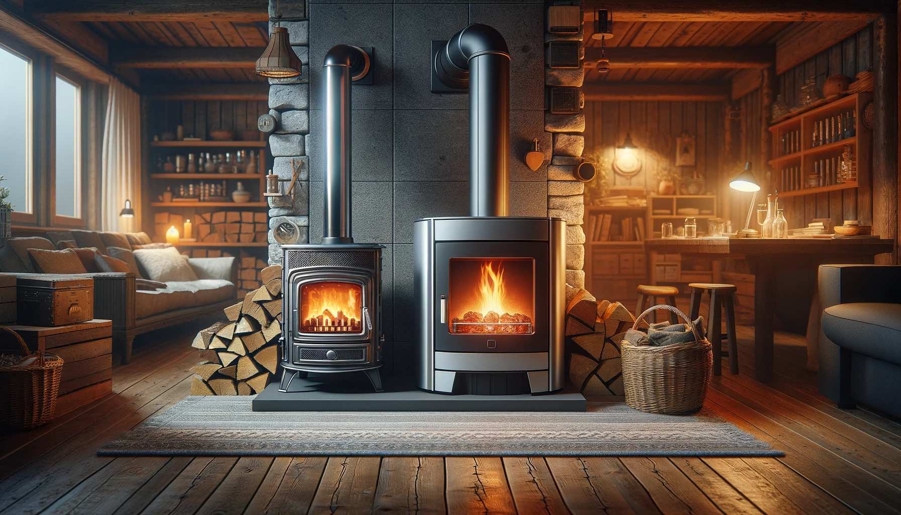 Wood Stoves vs. Pellet Stoves A Detailed Comparison Tiny Stove Talk