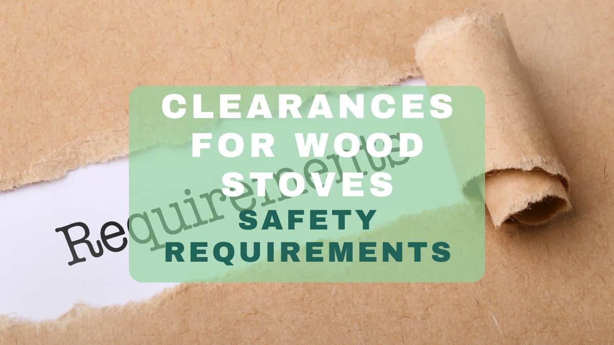 Clearance for Wood Stove Safety Requirements Tiny Stove Talk